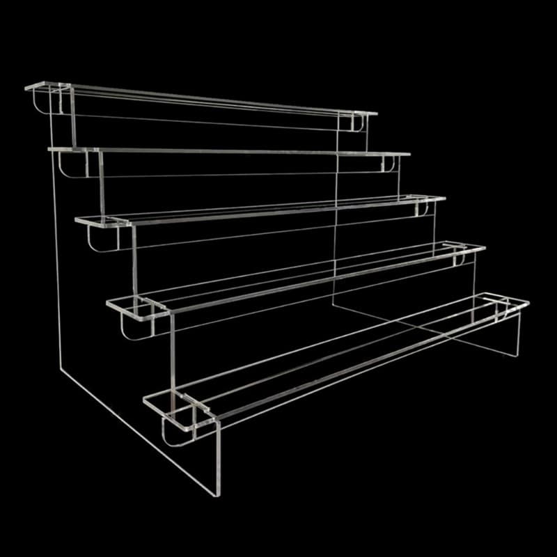 Multi Level Acrylic Shelf 1-5 Tiers for Jewelry and Collectibles Display Shelf