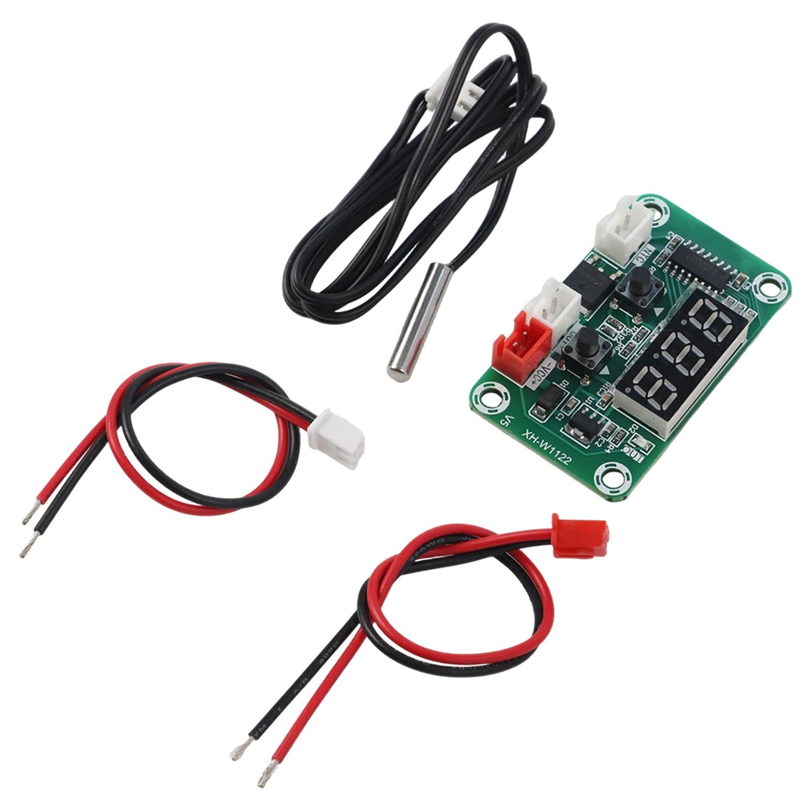 Microcomputer Temperature Controller DC12 24V Radiator Digital Display