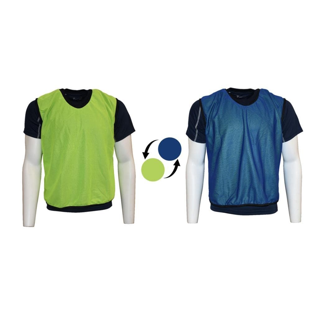 Plain Reversible Mesh Training Bib (Youth| Adult) Adult Yellow/Royal Adult Yello