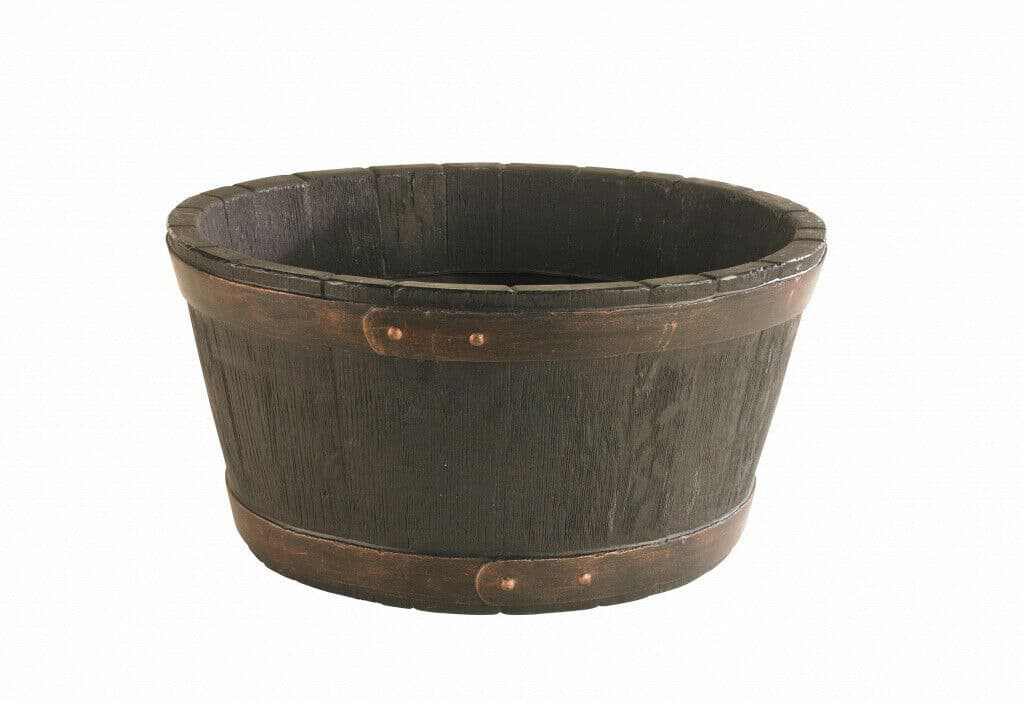 Sankey Round Oak Barrel Planter 49cm [7783]