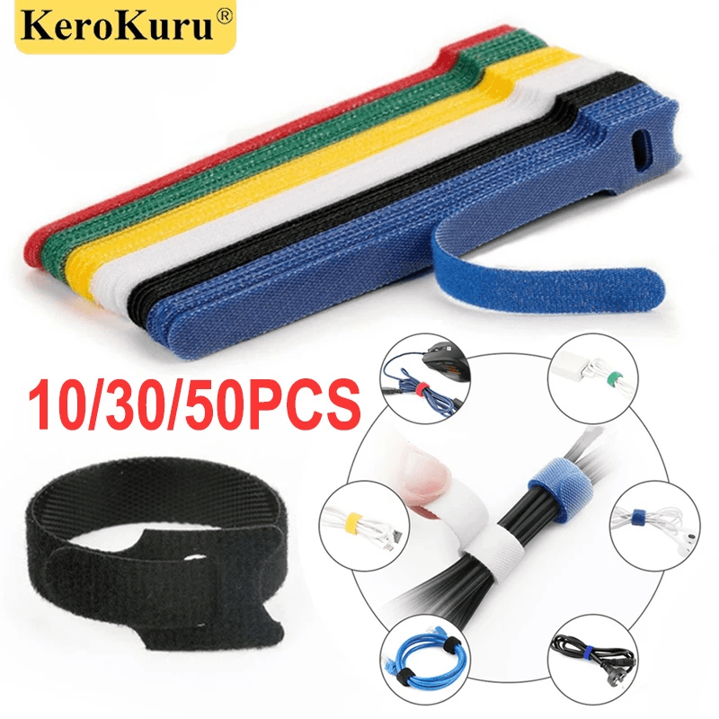 Cable Organizer Cable Management Cable Winder Tape Protector for Wire Ties Phone