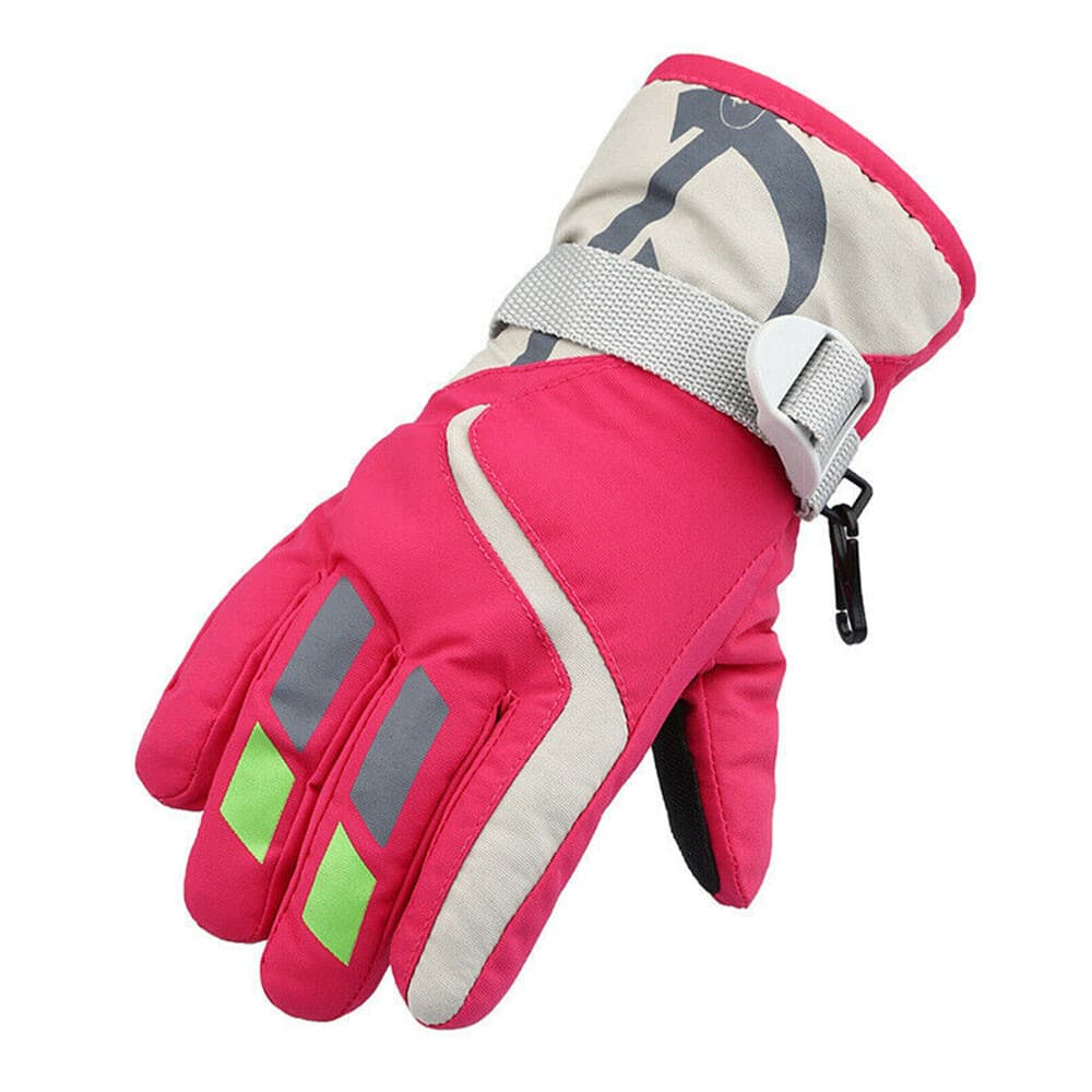 Winter Waterproof Warm Children Boys Girls Gloves Ski Kids Mitten Snow Outdoor