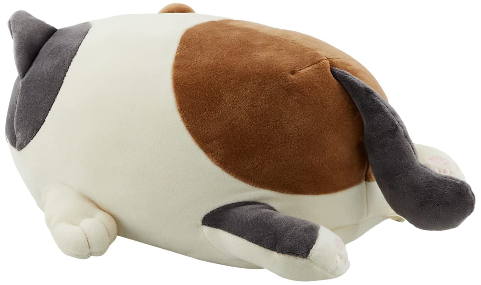 Livheart Bolster Cushion Marshmallow Animal Calico Cat Yuzu (Total Length Approx view 2