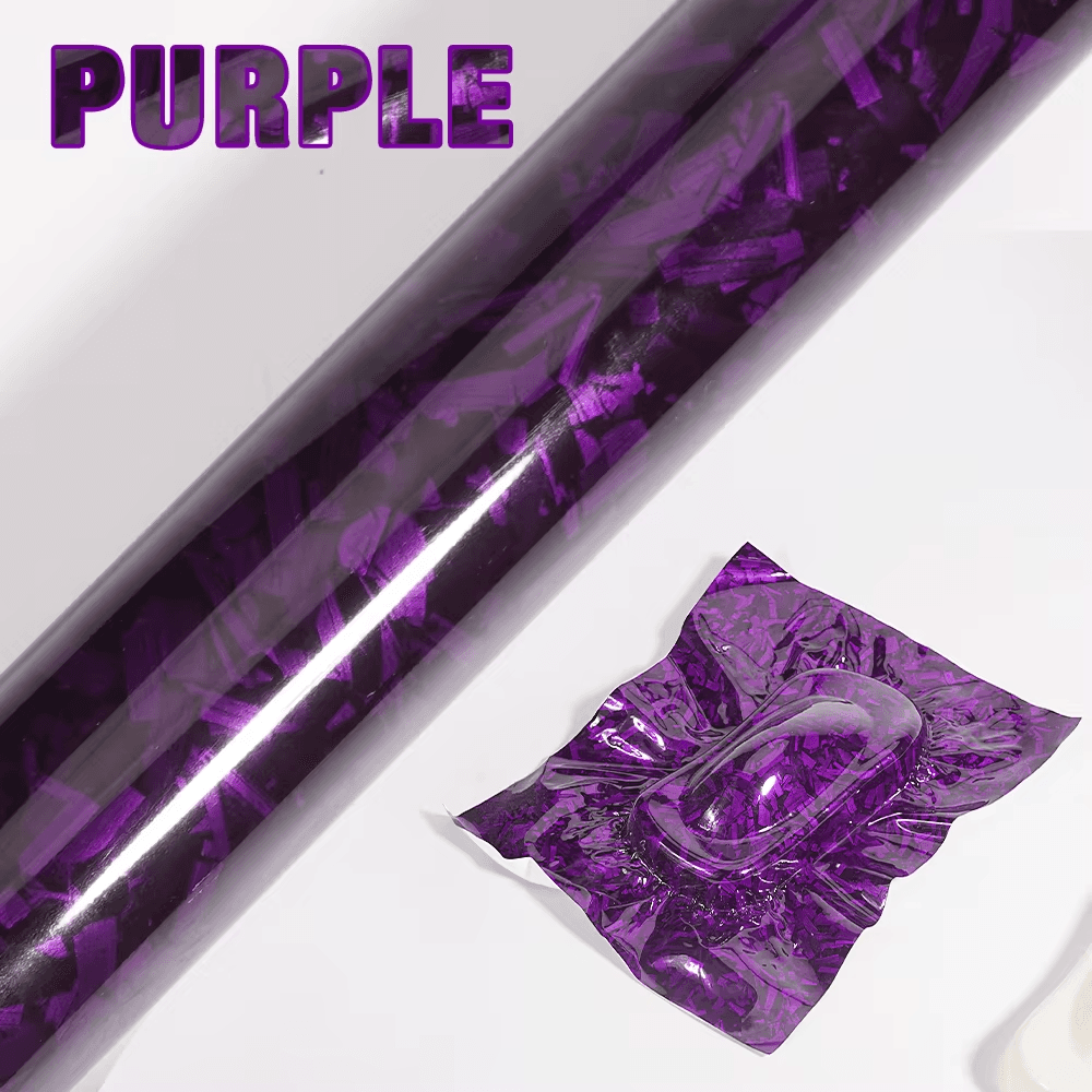 30/50x300cm Glossy Black/Gold/Silver/Red Carbon Fiber Vinyl Wrap