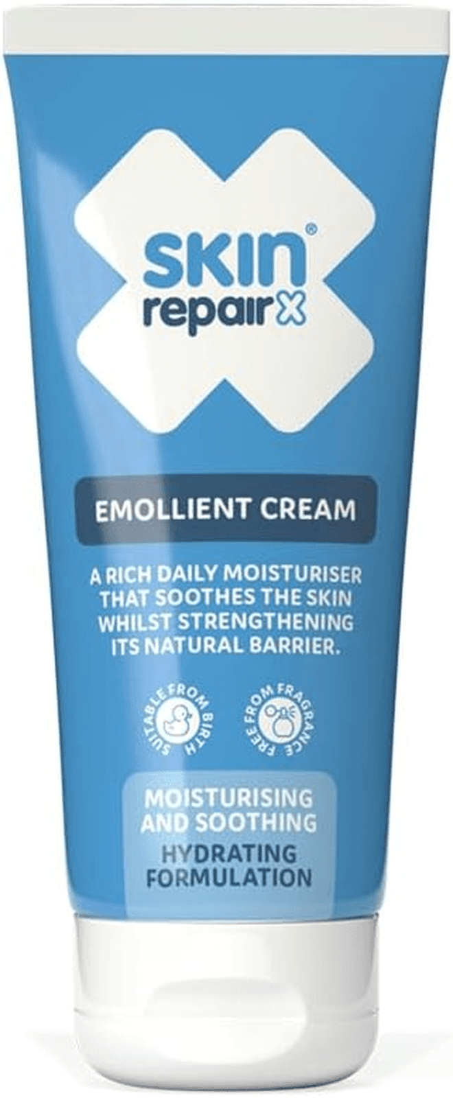 Skinrepairx Emollient Cream 100Ml | Moisturiser for Dry Skin| Eczema| Psoriasis