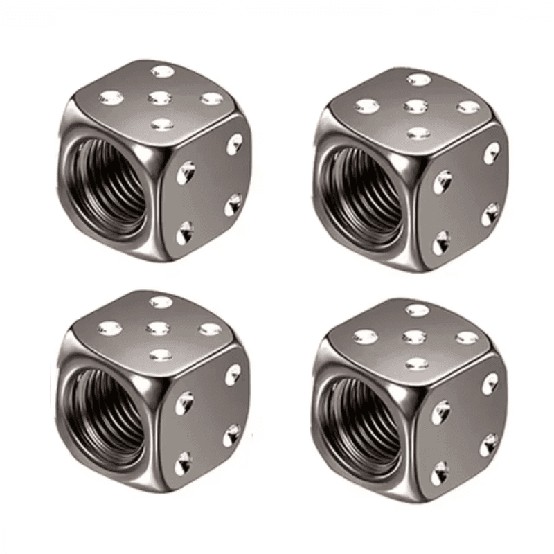 4 Pcs Aluminum Alloy Car Wheel Tire Valve Caps Tyre Rim Stem Covers Airdust Wate