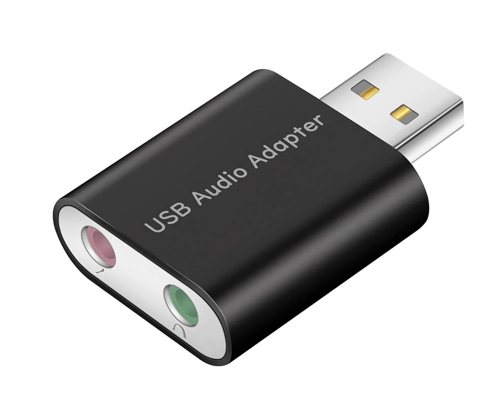 USB to 3.5mm Mic Headphone Jack Stereo Headset Audio Adapter For PC/ Laptops