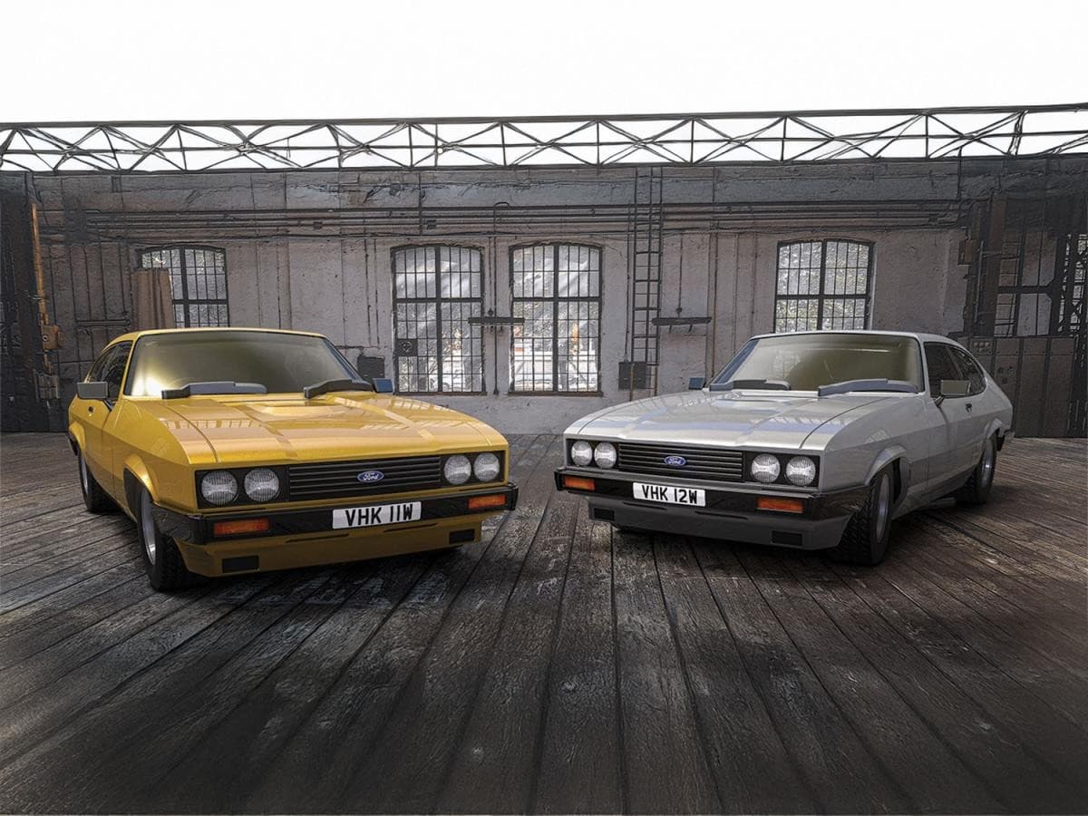 Scalextric C4642 The Professionals Capri Twin Pack