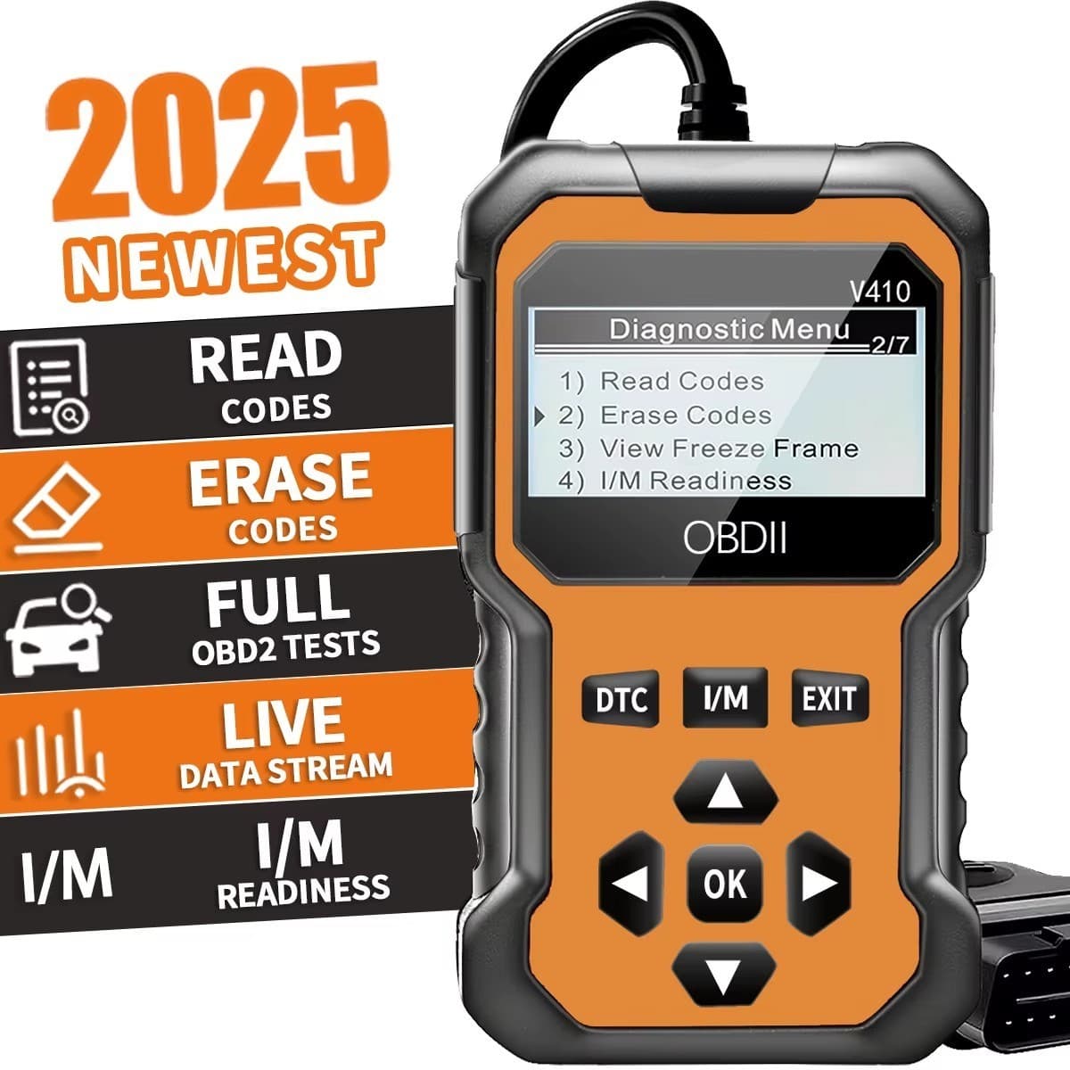 Car Obd2 Scanner Diagnostic Tool Code Reader Engine Fault Code Reader*