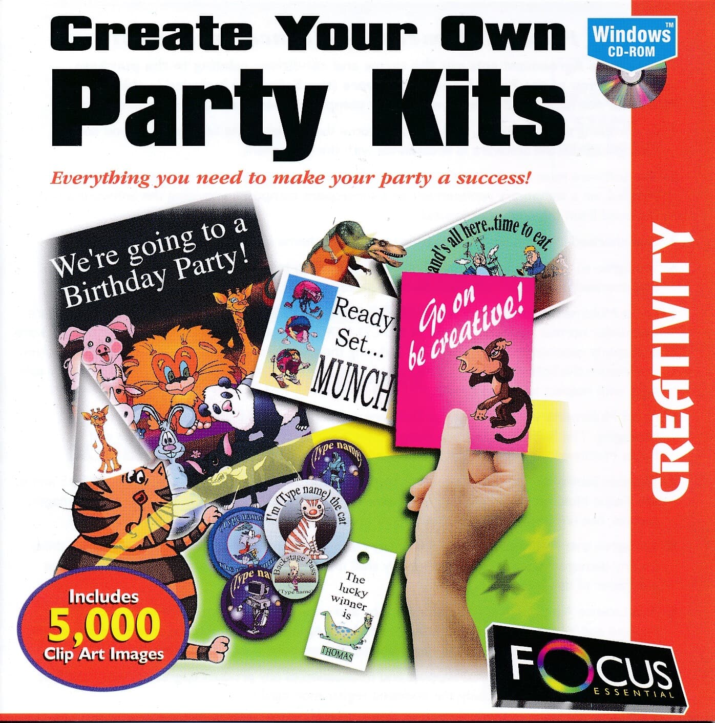 Focus Create Your Own Party Kits Invitations - PC (New)