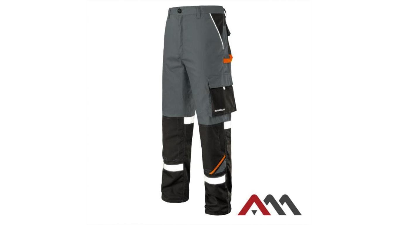 PROFESSIONAL-REF SPODNIE ROBOCZE DO PASA - GREY ROZ. 52