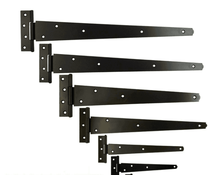 George Boyd Black Tee Hinge 10\"-14\"-16\"-18\" Heavy Duty Cabinet Shed Door and Gate