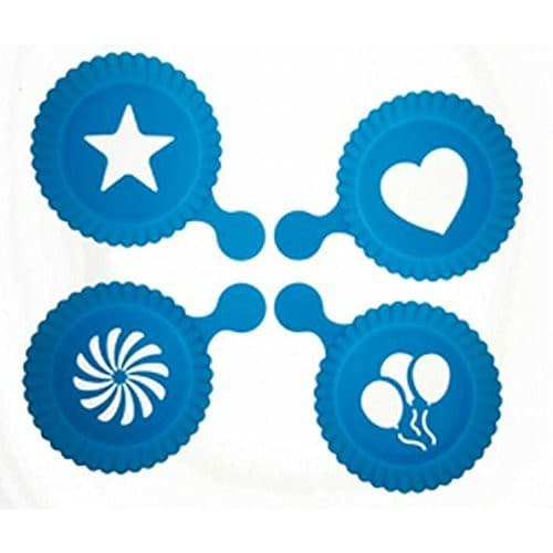 Eddingtons Set of 4 Cupcake Stencils (Pack of 2)