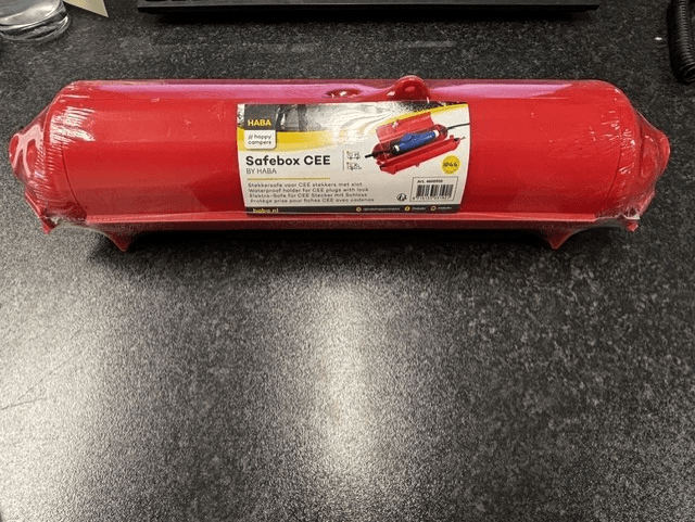 Haba Safebox for Cee Plug and Coupler - Red