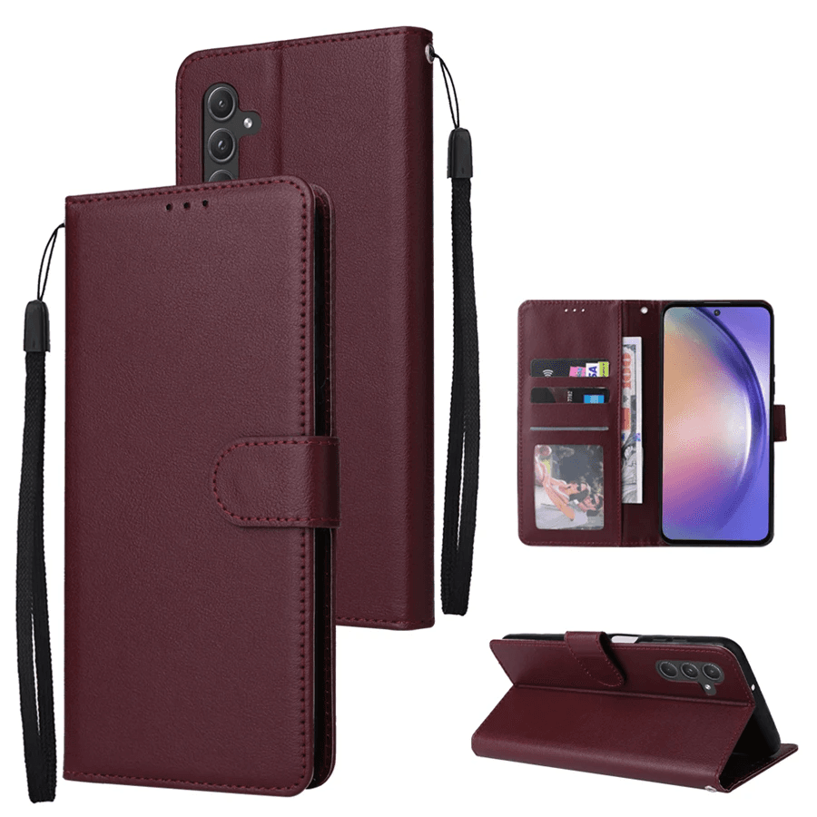 Wallet Card Stand Magnetic Flip Leather Case for Samsung Galaxy A05S A12 A13