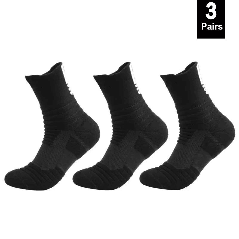 1/3 Pairs Anti-Slip Football Socks Men Cotton Sock Short Long Tube Soccer Basket