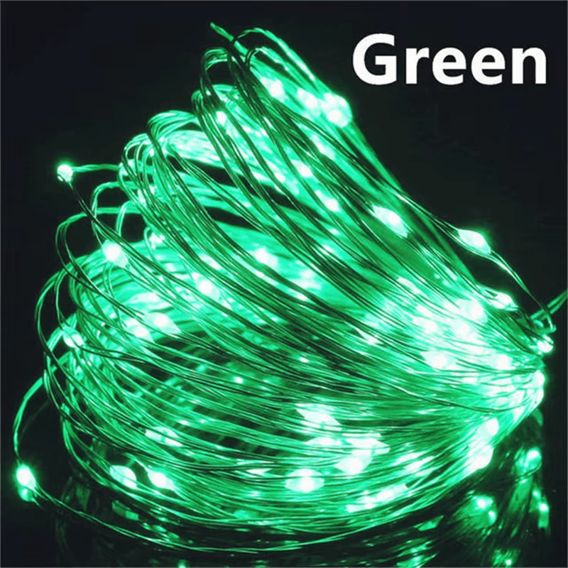 20M 200 LED USB Fairy Lights Copper Wire String Christmas Party Decor