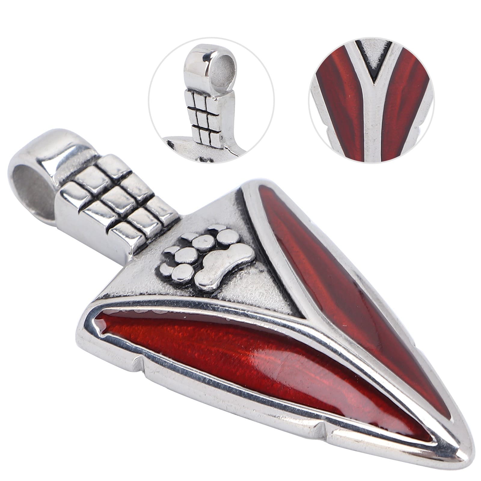 Zipper Replacement Tag Steel Charm Pendant DIY Clothes Accessories For