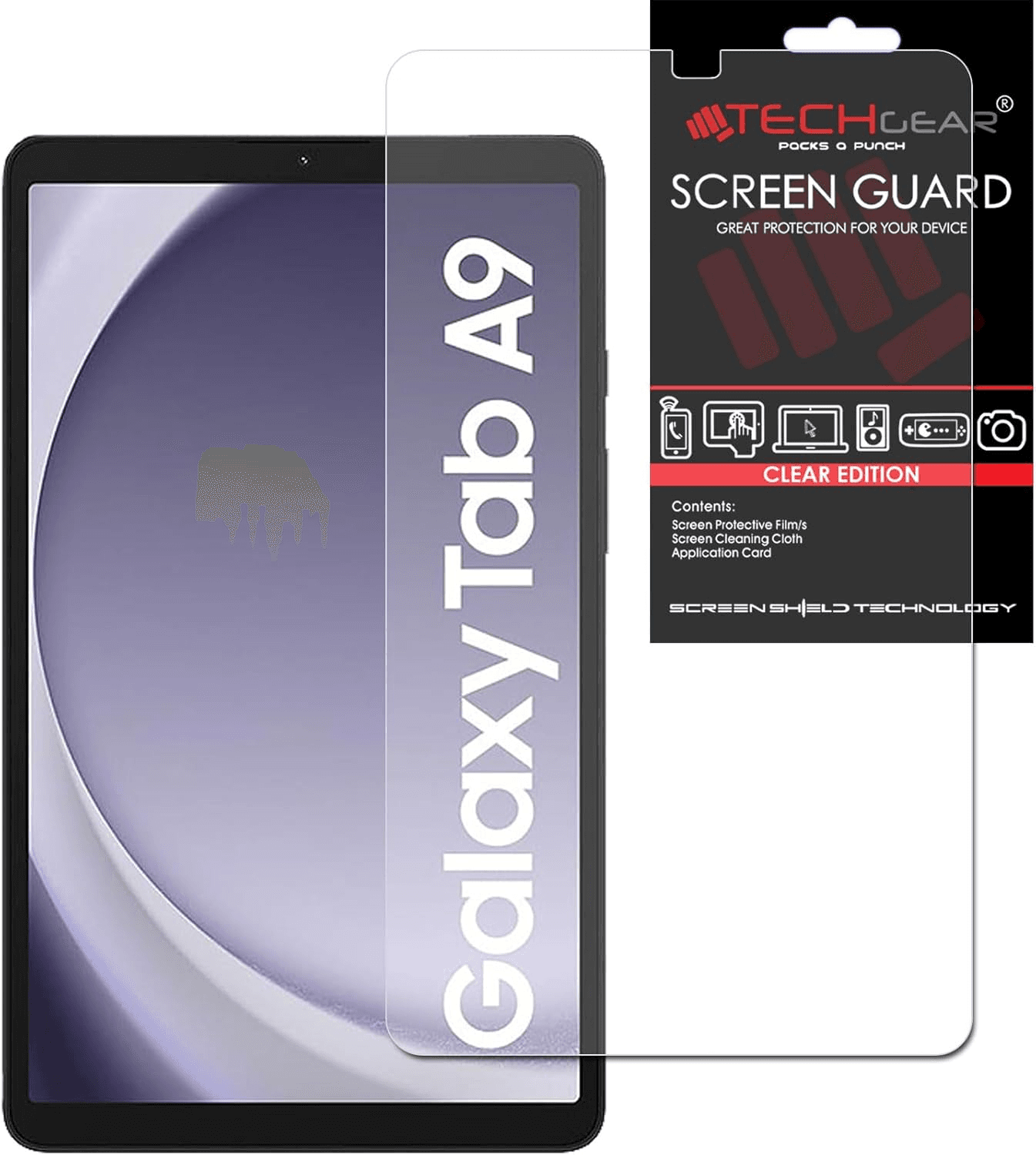 Screen Protector for Galaxy Tab A11 and Tab A9 8.7\" Ultra Clear Film Guard Cover [