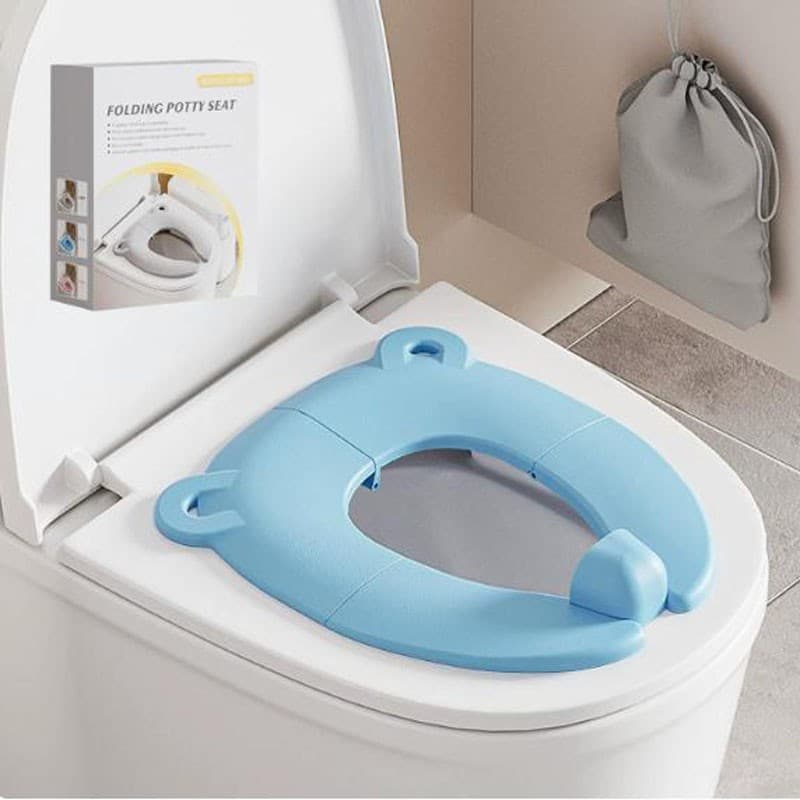 Toddler Toilet Seat| Foldable Potty Toilet Training Seat for Boys and Girls| wit