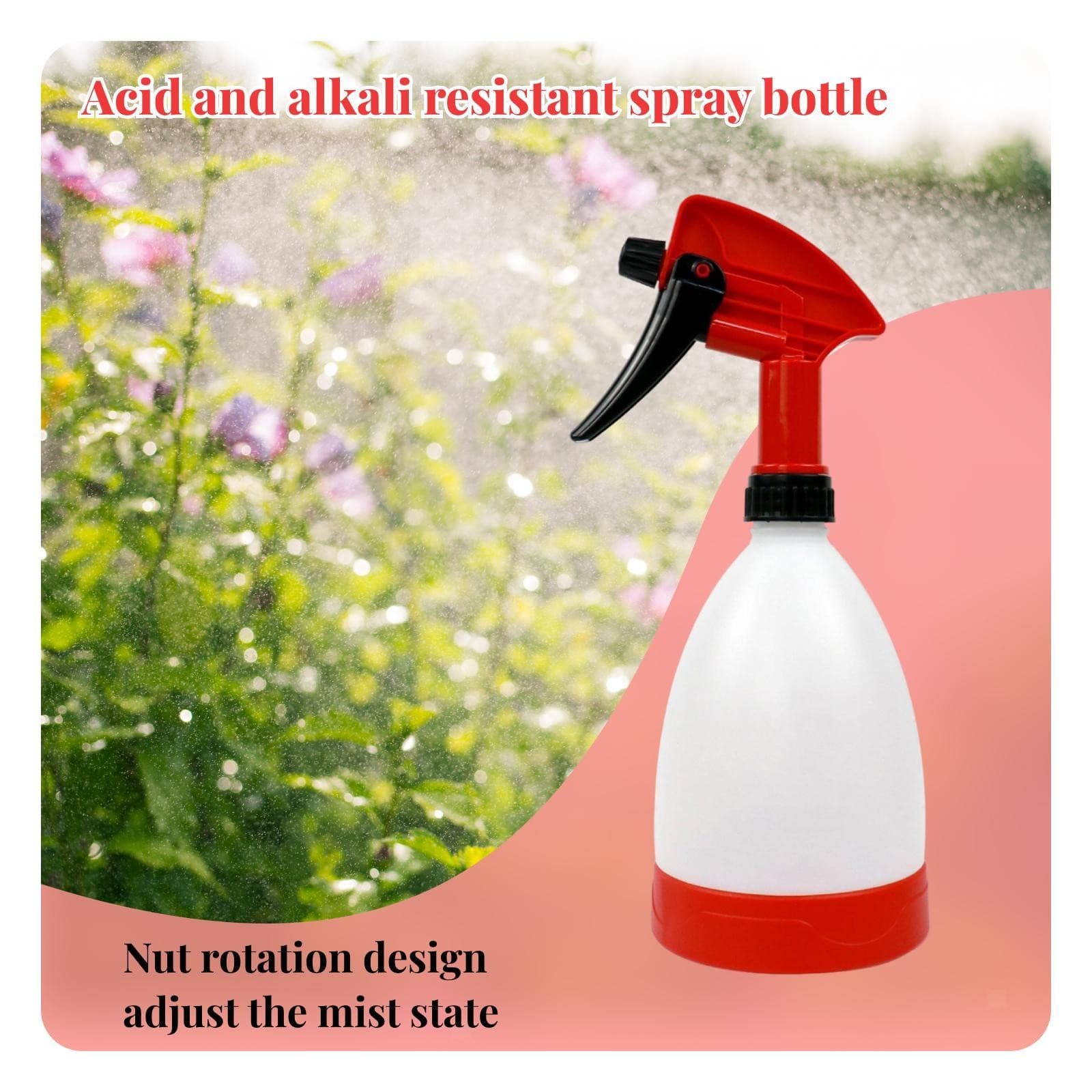 Spray Bottle 500ml Spraying Plants Professional Container Cleaning Water Sprayer
