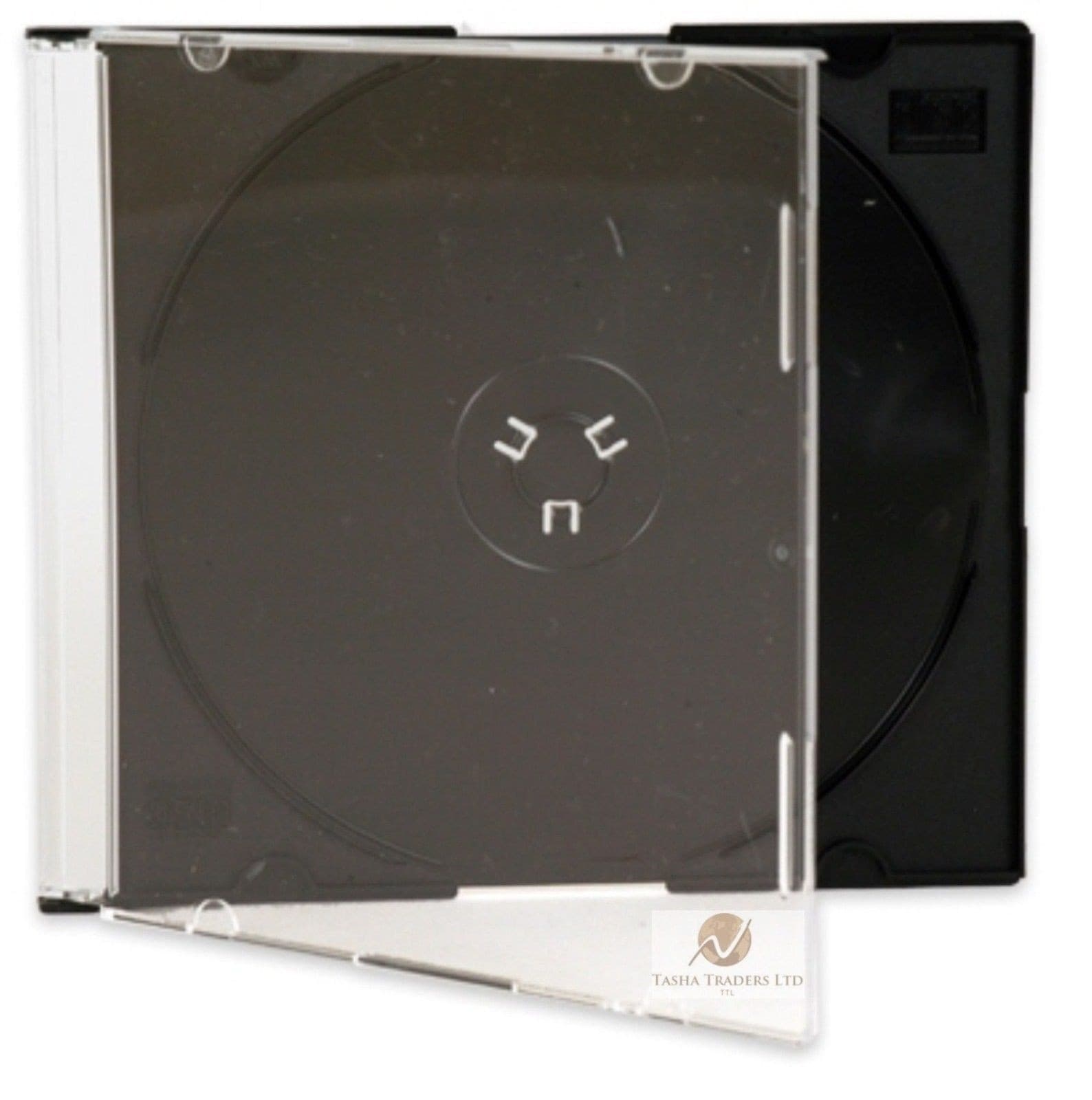 3 Single CD Jewel Case 5.2mm Slim Black Tray New Empty Replacement Cover HQ AAA