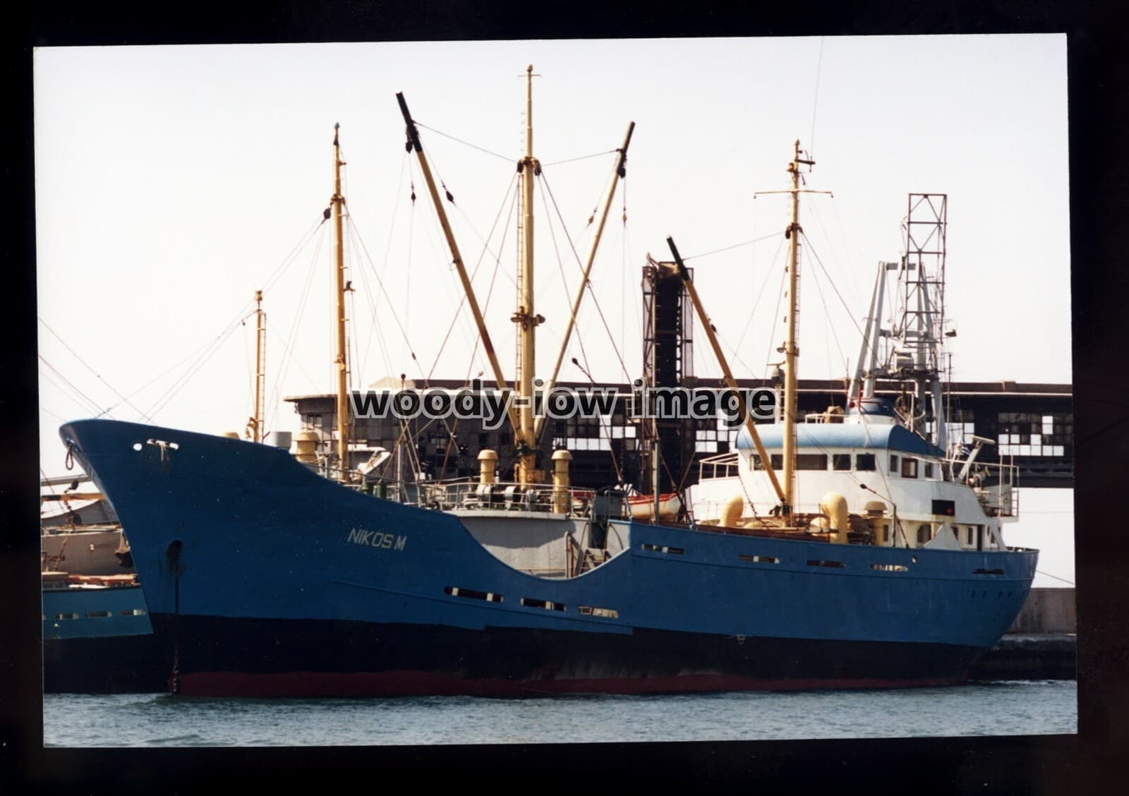 cf2280 - Ex Danish Coaster - Dora Danielsen | built 1966 - photo 6x4 as Nikos M