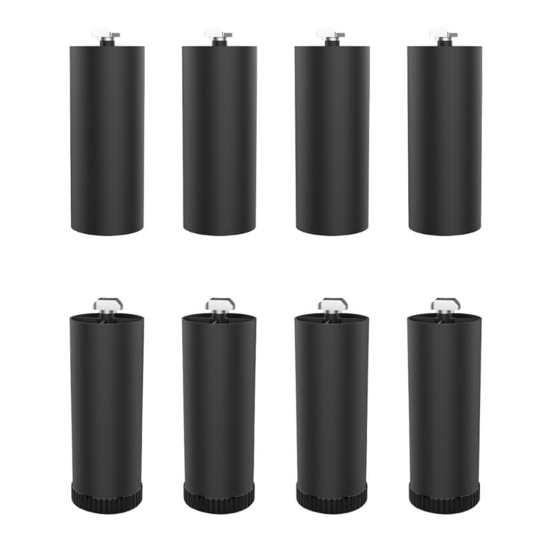 8Pcs Footpads Leg Raiser Raised Foot Pad 60mm Height Boosting Support Base