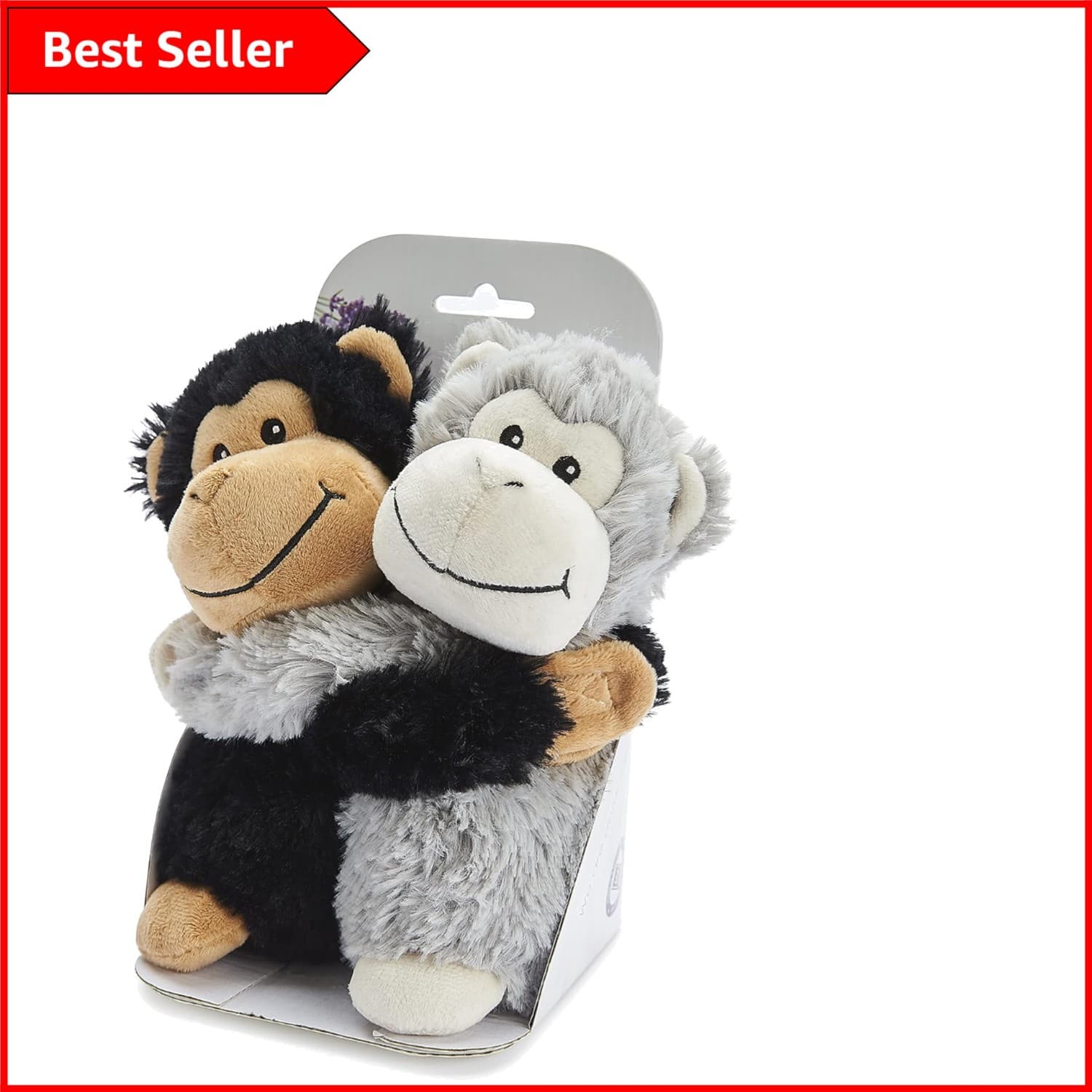 Fully Heatable 9'' Plush Monkey Pad - Ideal for Soothing Back and Neck Pain