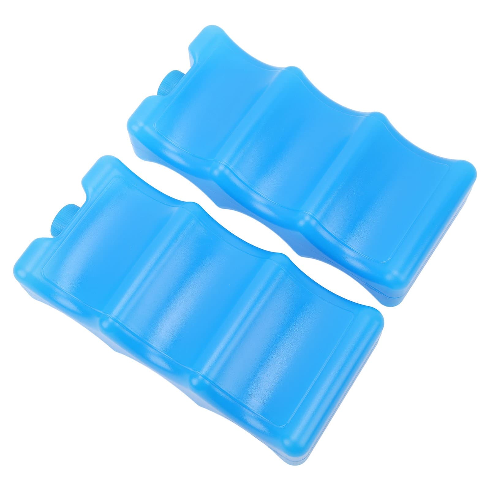 2x Breastmilk Ice Pack Contoured Shape Blue Reusable Ice Box For Breastmilk HOT