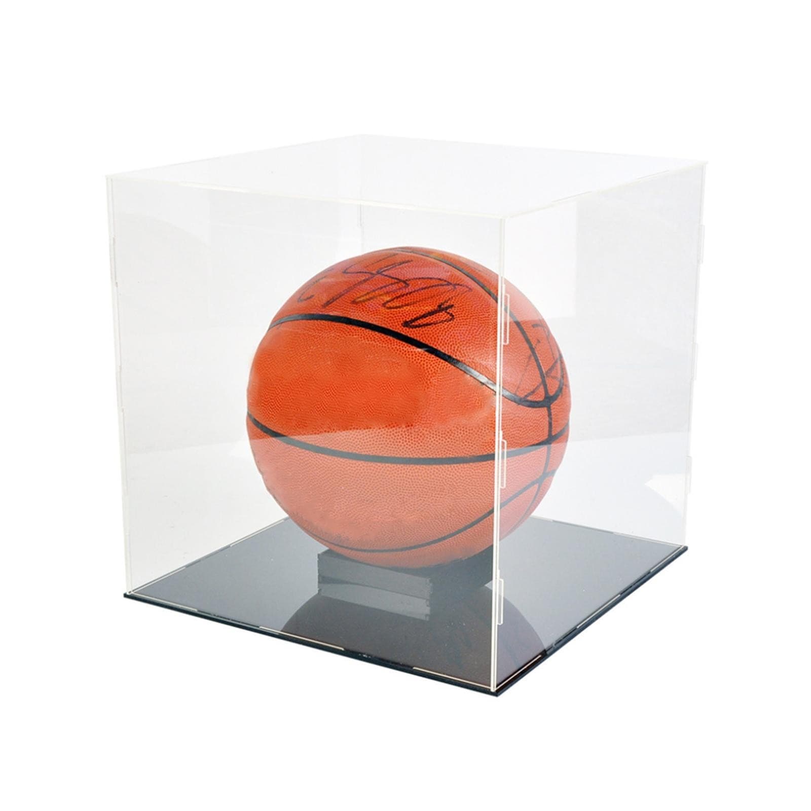 Basketball Display Case Squares Assemble Countertop Box for
