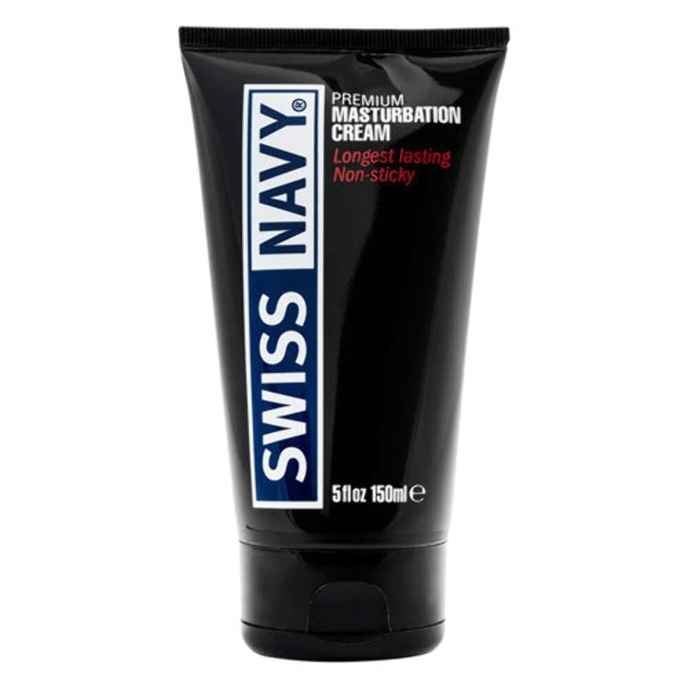 Swiss Navy Premium Masturbation Rich Coconut Oil Silicone Cream Tube