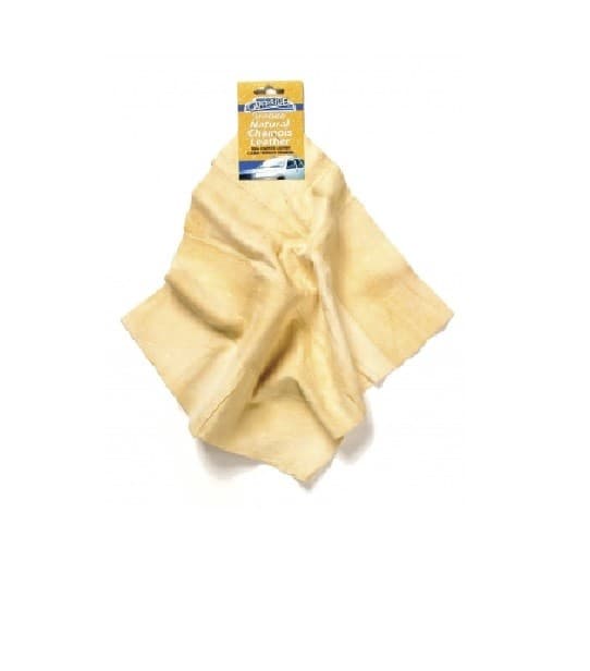 Carpride Stitched Natural Leather Chamois Cleans Without Smearing 30ml