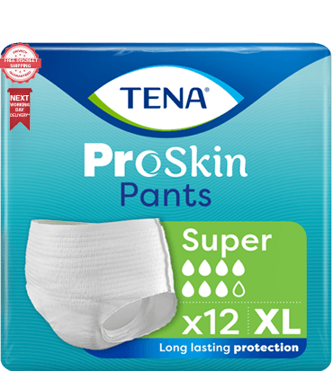 TENA Proskin Pants Super - Extra Large - Pack of  12 Incontinence Pants