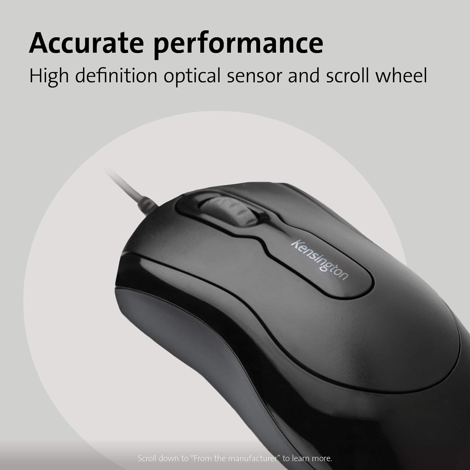 USB Wired Mouse| USB 3.0 Computer Mouse| 1000 DPI Optical Tracking| Ambidextrous view 2