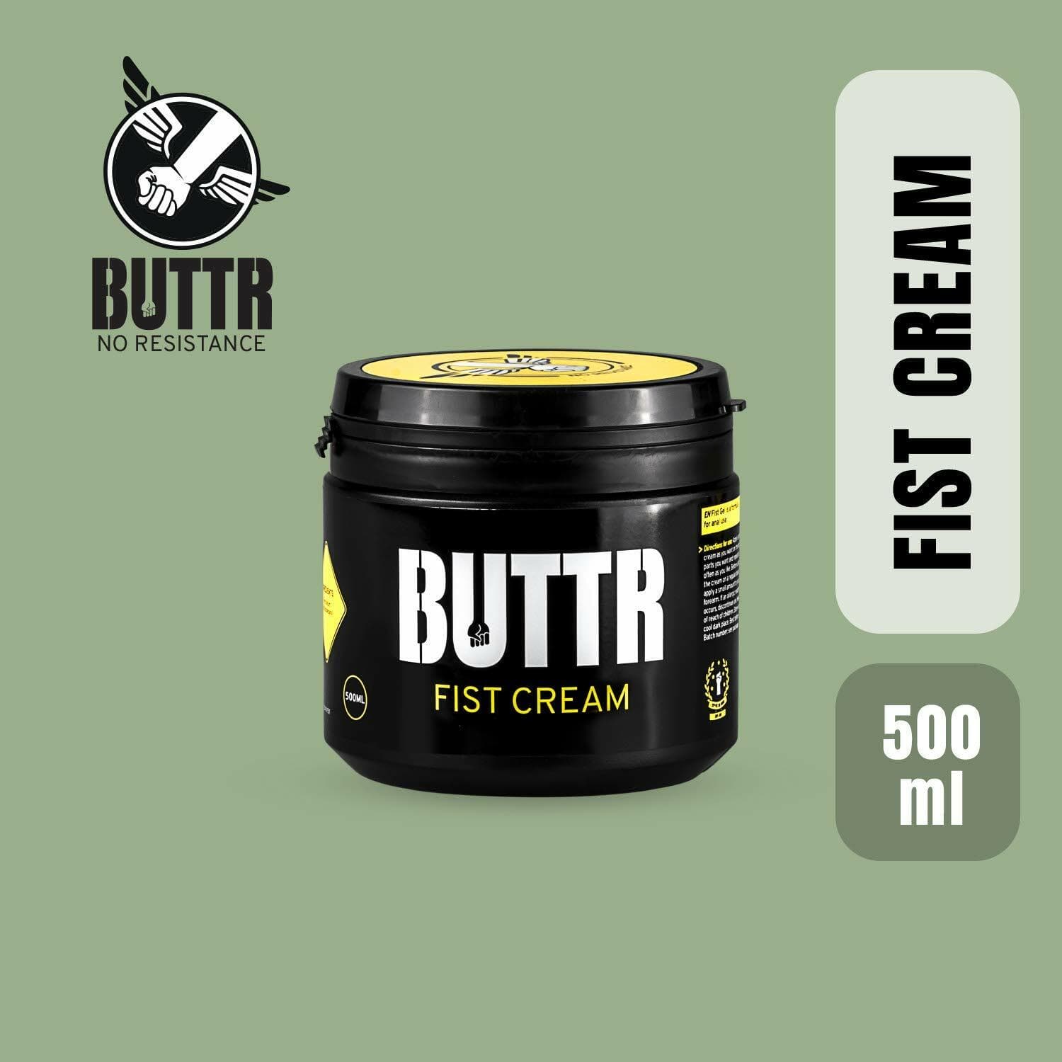 Buttr Fist Cream | Silicone Based Anal Vagina Penetration Fisting Lube | 500 ml