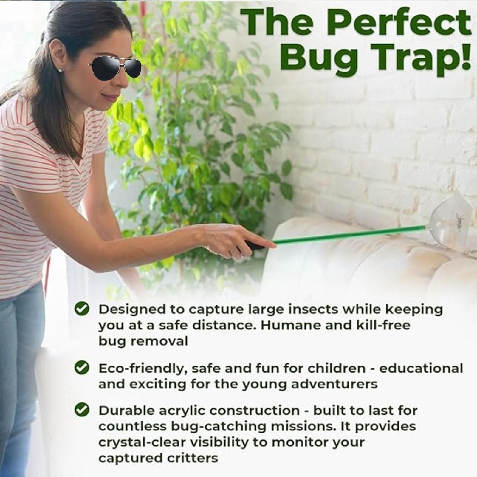 Viewer Catching Tool Portable Exploration Tool Grabber for Crickets Scorpions