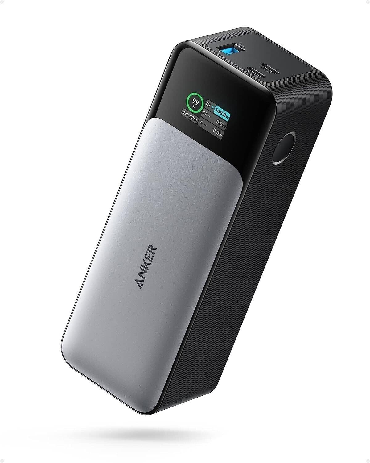 Anker 737 24000mAh Power Bank - Black (A1289011) Boxed New Sealed