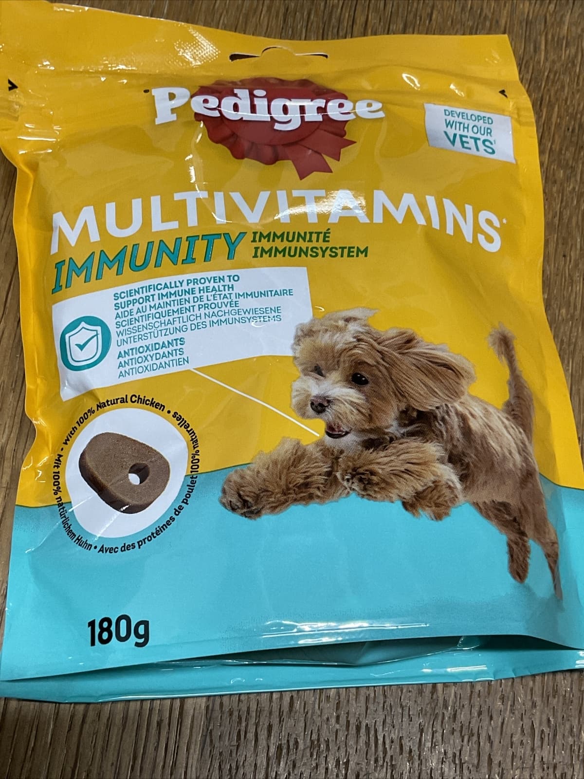 1 x 180g Pedigree Multivitamin Immunity Support Supplement for Dogs view 2