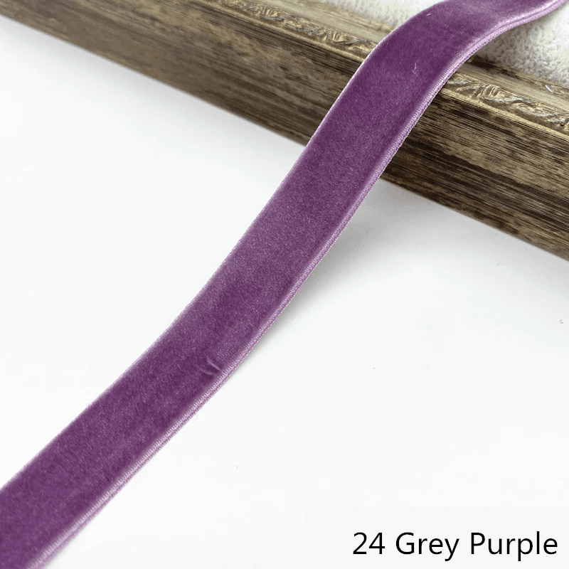 6-38mm Velvet Ribbon Roll Wedding Party Decoration Gift Wrap Hair Bow