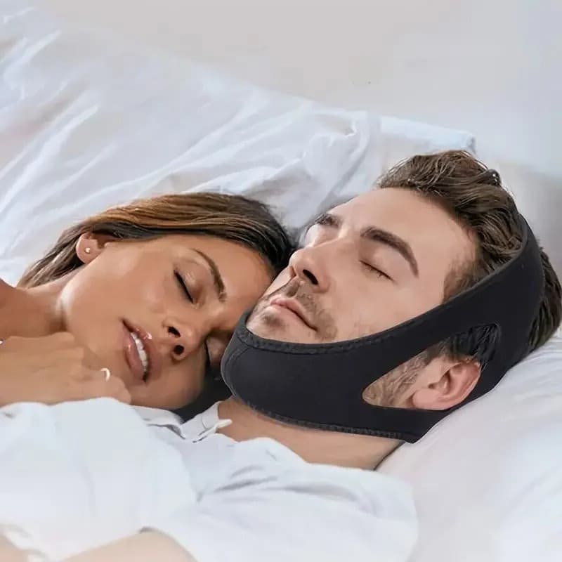 Anti-snoring band| open mouth| better breathing| sleep well
