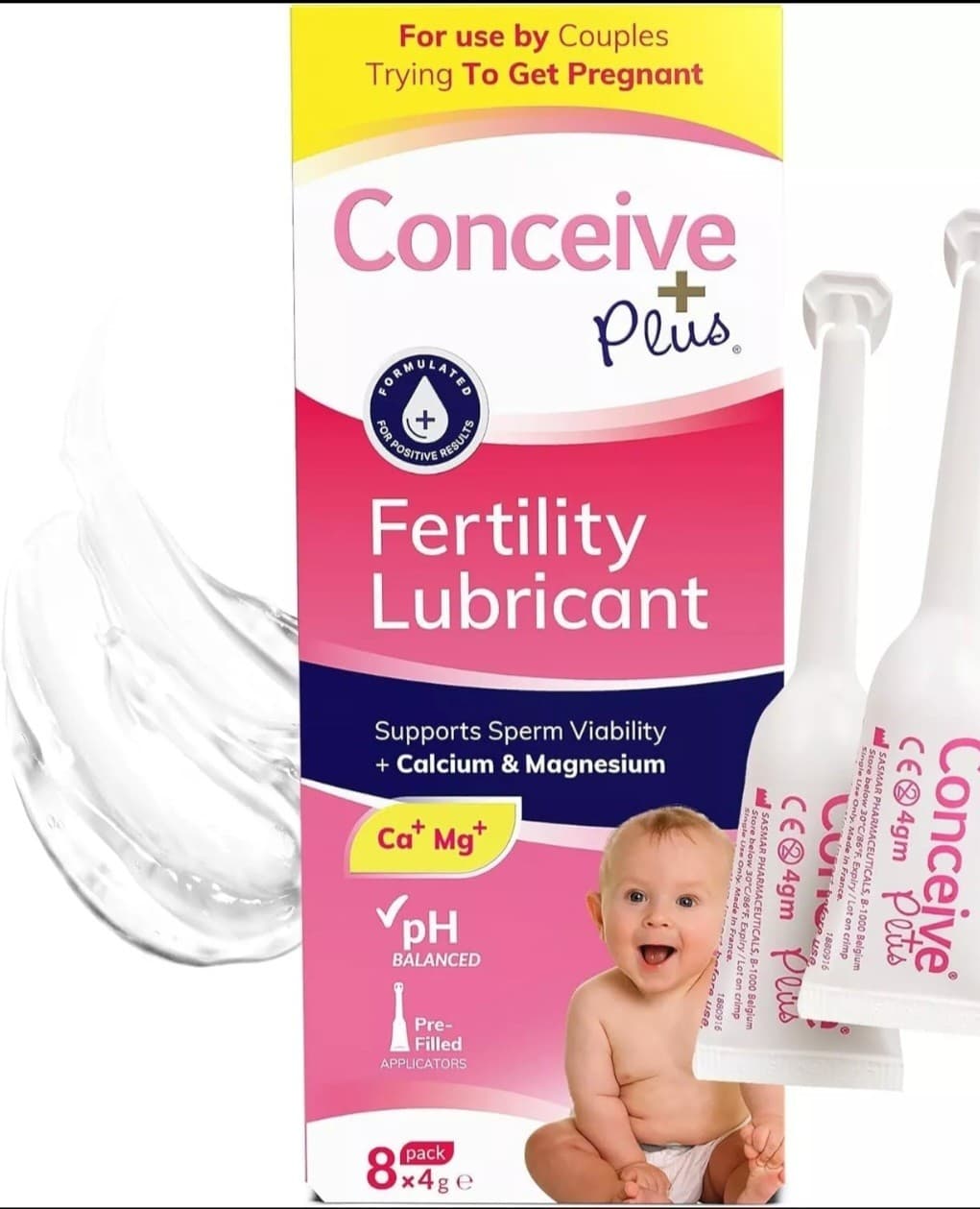 Conceive Plus Fertility Lubricant in Pre-Filled Applicators 8 x 4g