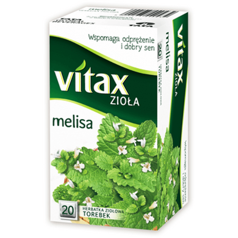 5900175440432 Herbata Vitax Zioła Melisa 20 torebek x 1,5g TATA GLOBAL
