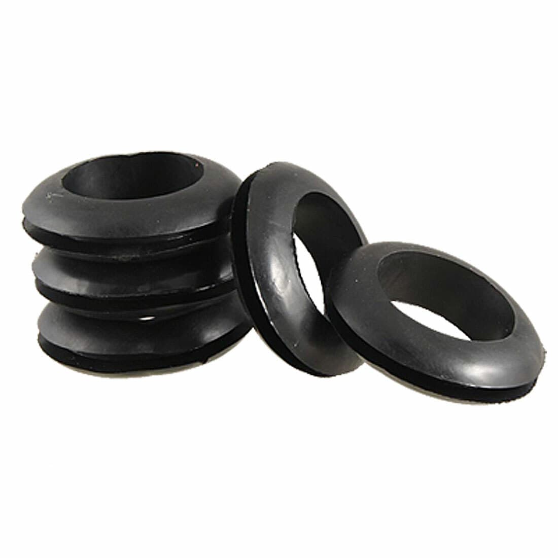 Wearing Resistant 25mm Double Side Rubber Grommets 5Pcs