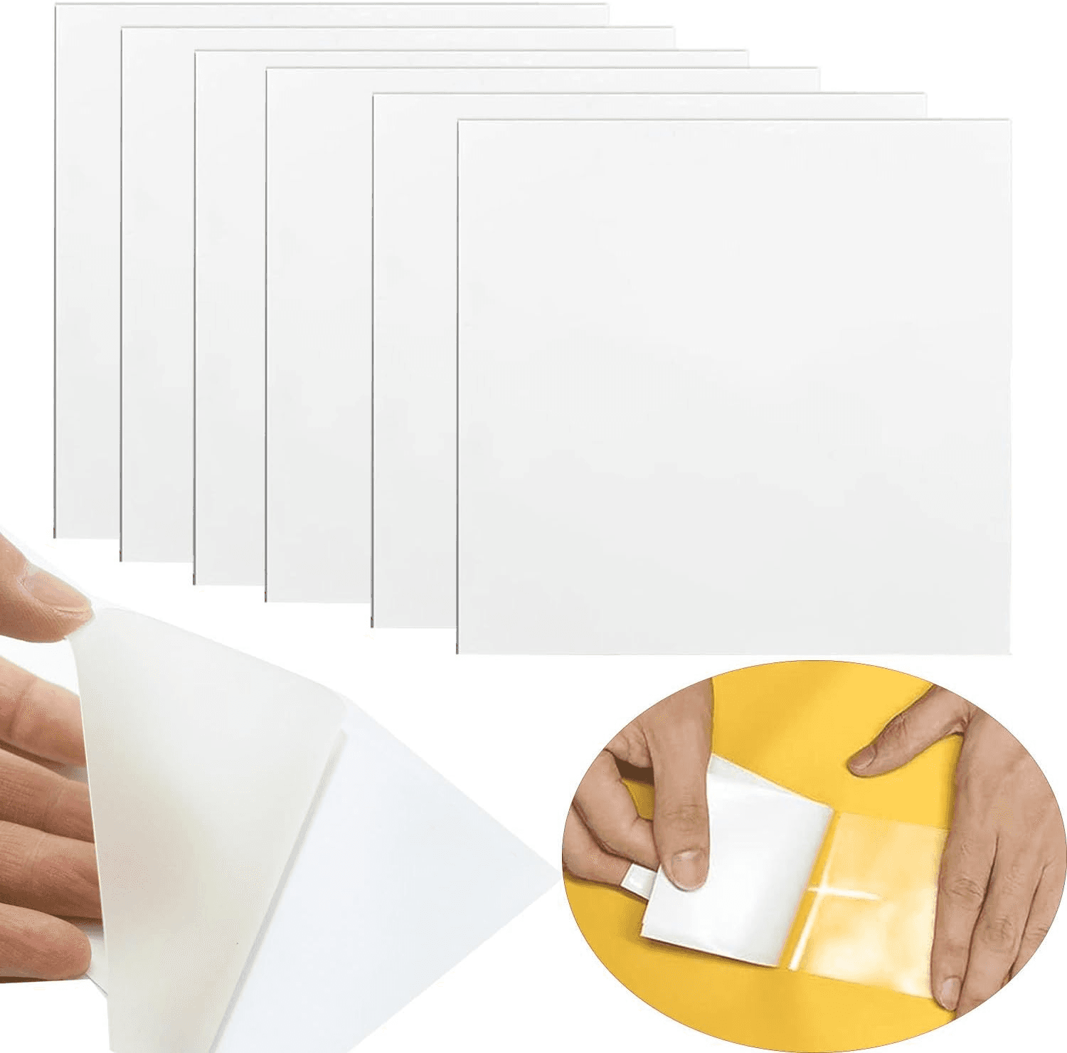 6PCS Inflatable Patch Repair Kit Self-Adhesive| Waterproof TPU Pool Repair Patch