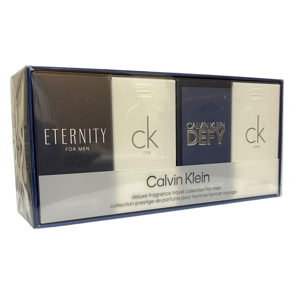 Calvin Klein Miniset 3x 10ml CK One + Eternity and 1x 5ml Defy for Men