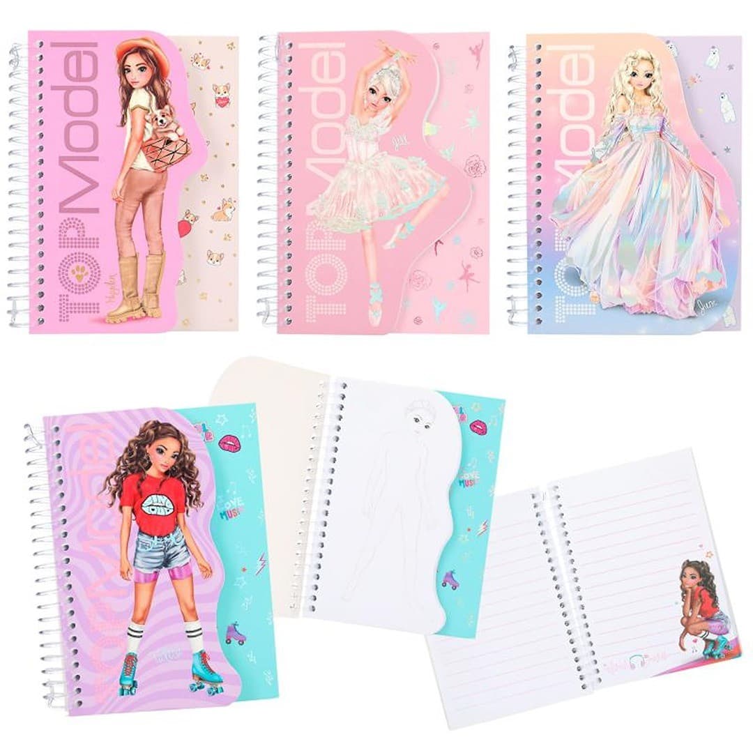 TOPModel Spiral Notebook (Styles Vary| One Supplied)