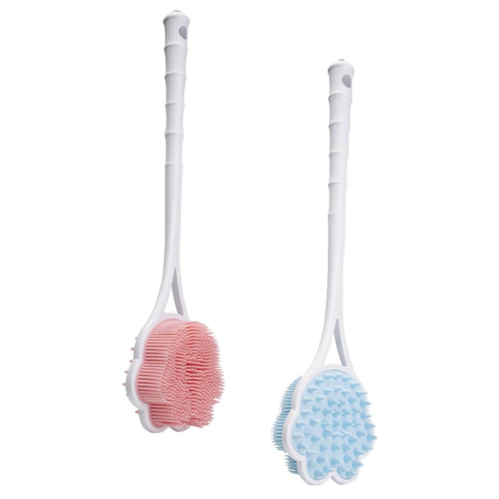 2 Pcs Exfoliating Back Scrubber for Shower Bathroom Scrubbing Brush