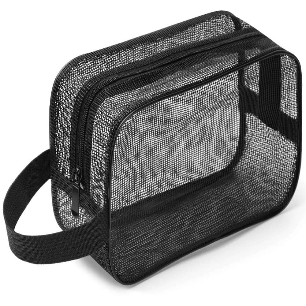 Quick Dry Mesh Shower Bag Bathroom Carry Tote  Bathroom Shower Organizer