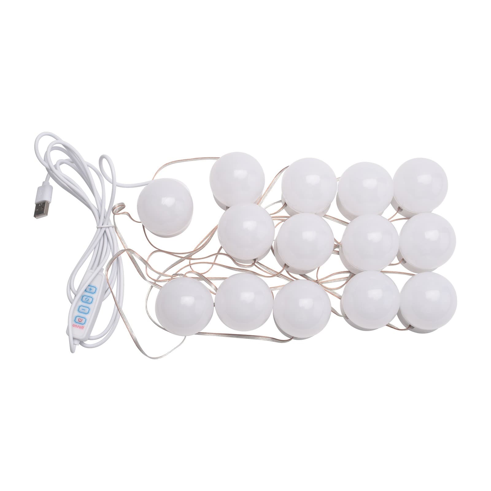 LED Vanity  Lights with 14 Dimmable Bulbs,10 Brightness Levels Adjustable6298